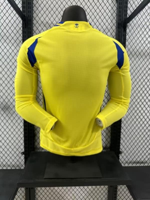 Al Nassr FC Soccer Jersey Home Long Sleeve (Player) 24/25