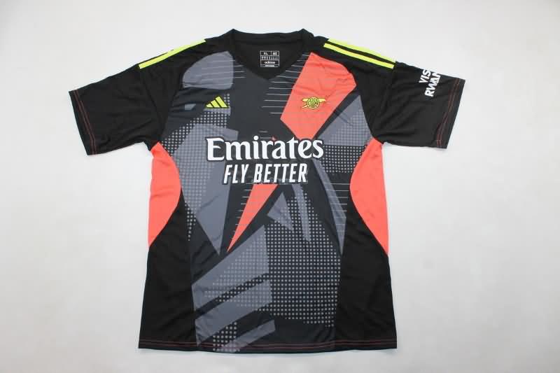 Arsenal Soccer Jersey 02 Goalkeeper Black Replica 24/25