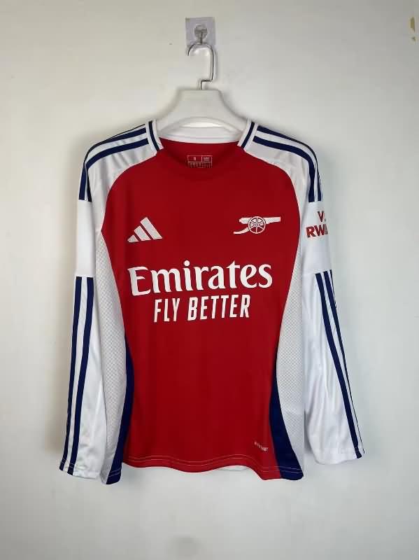 Arsenal Soccer Jersey Home Long Sleeve Replica 24/25