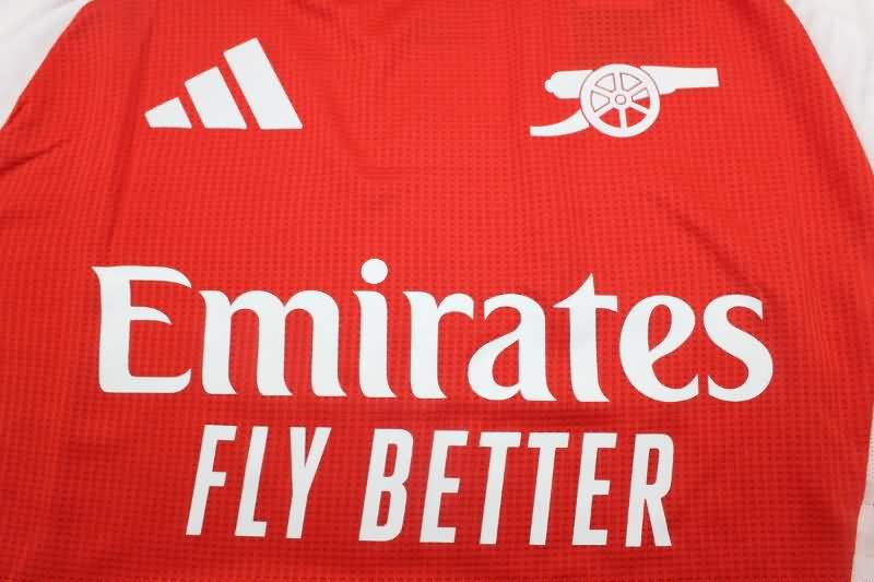 Arsenal Soccer Jersey Home Long Sleeve (Player) 24/25