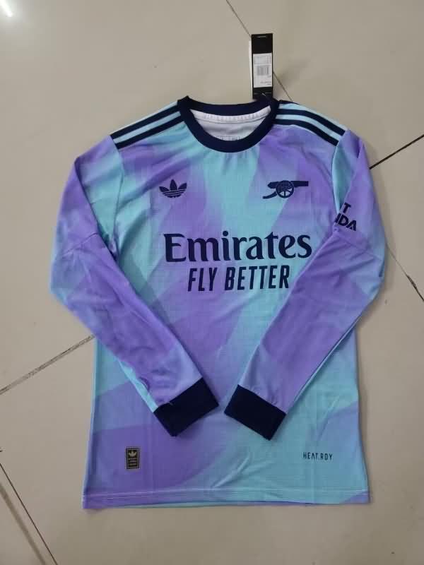 Arsenal Soccer Jersey Third Long Sleeve (Player) 24/25