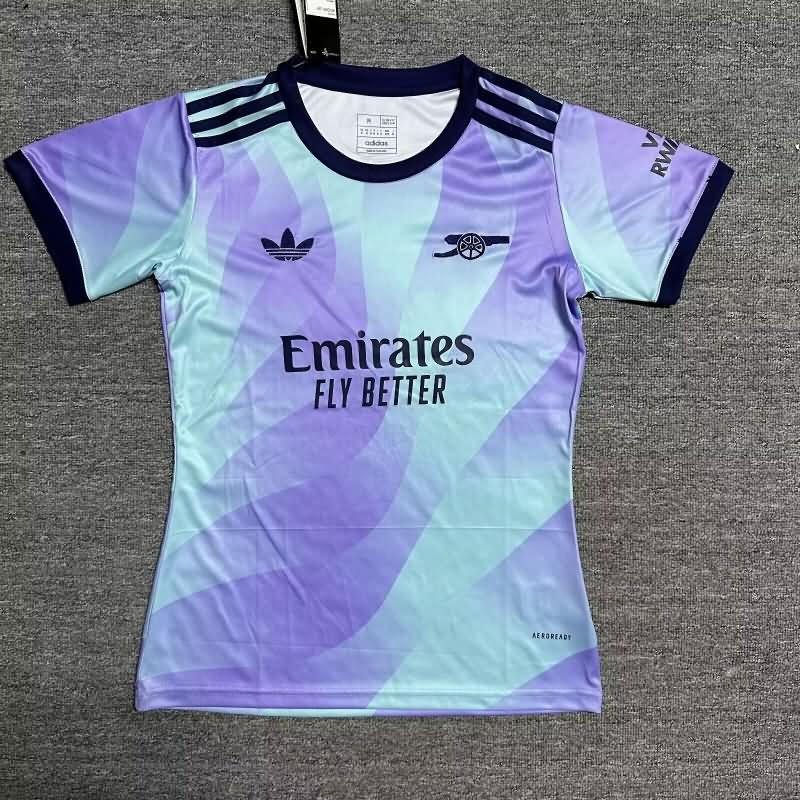 Arsenal Soccer Jersey Third Women Replica 24/25