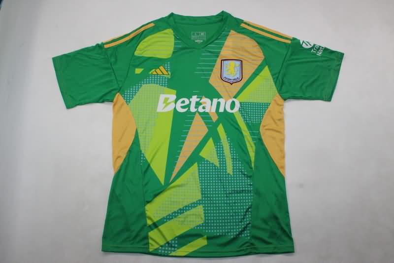 Aston Villa Soccer Jersey Goalkeeper Green Replica 24/25