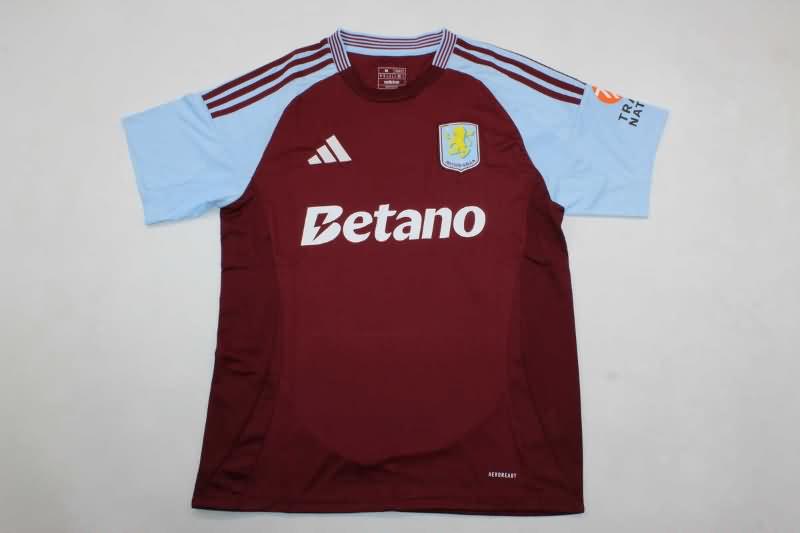 Aston Villa Soccer Jersey Home Replica 24/25