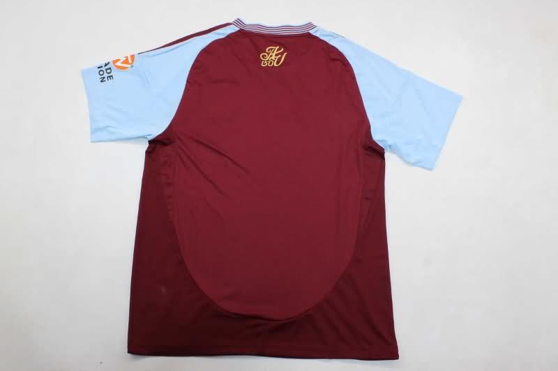 Aston Villa Soccer Jersey Home Replica 24/25