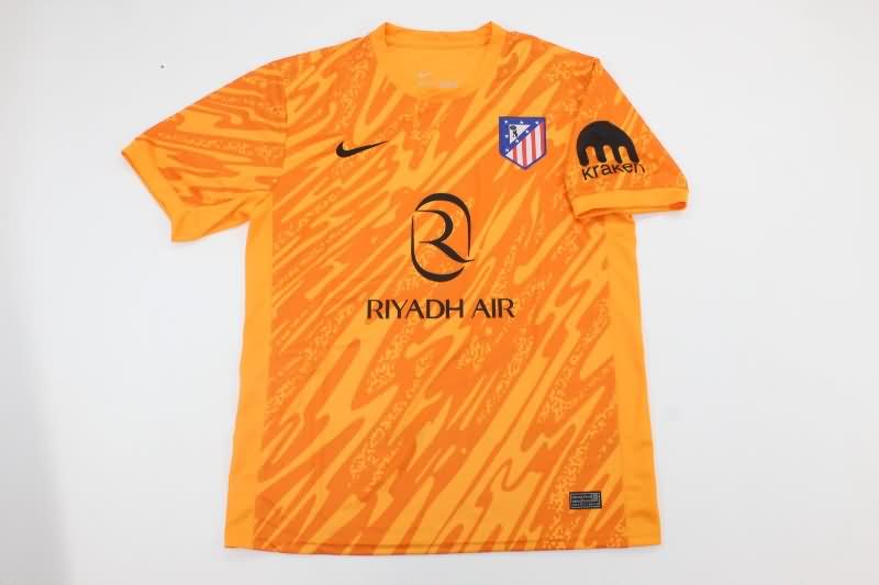 Atletico Madrid Soccer Jersey Goalkeeper Orange Replica 24/25