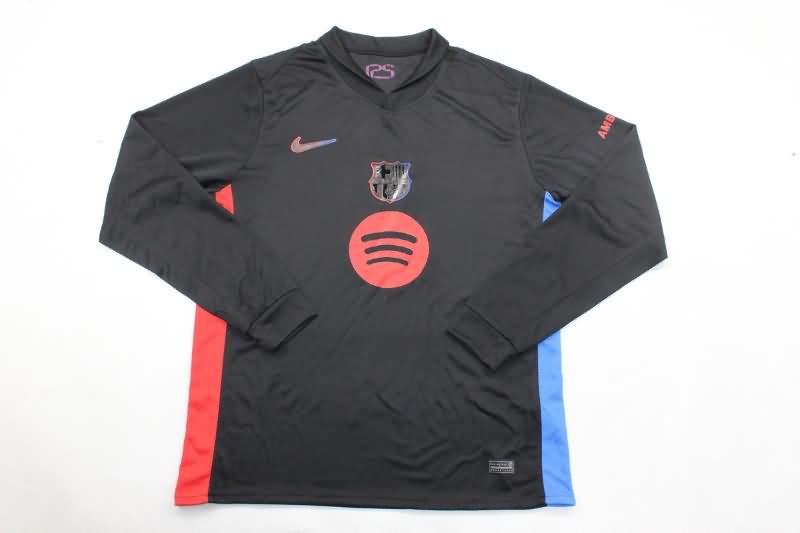 Barcelona Soccer Jersey Away Long Sleeve Replica 24/25