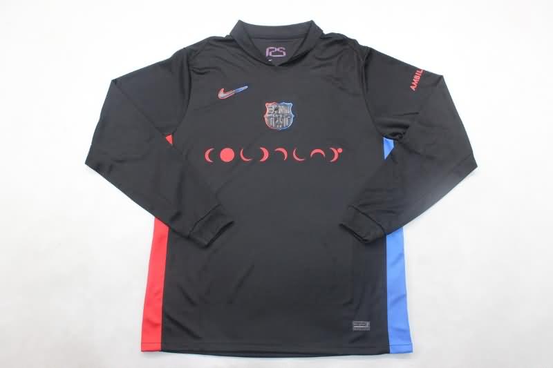 Barcelona Soccer Jersey 02 Away Long Sleeve Replica 24/25