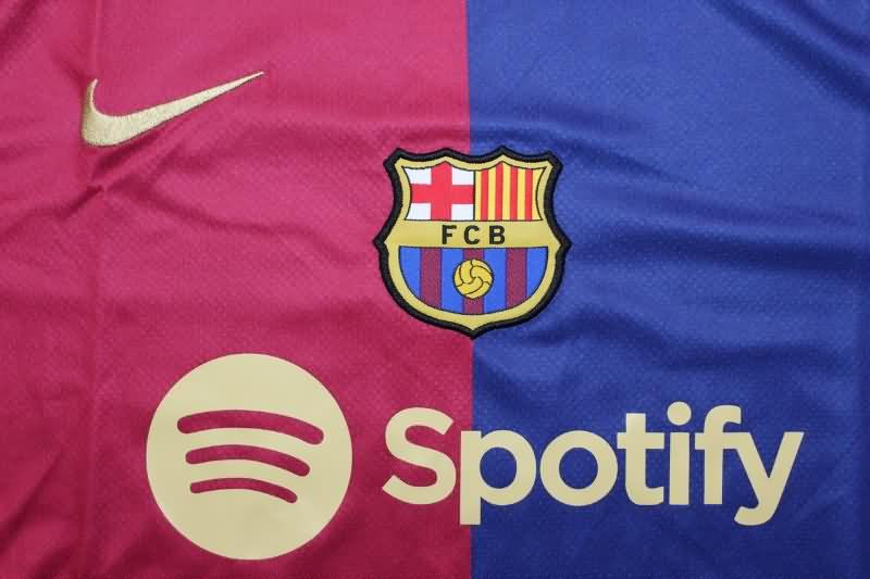 Barcelona Soccer Jersey Home Long Sleeve Replica 24/25