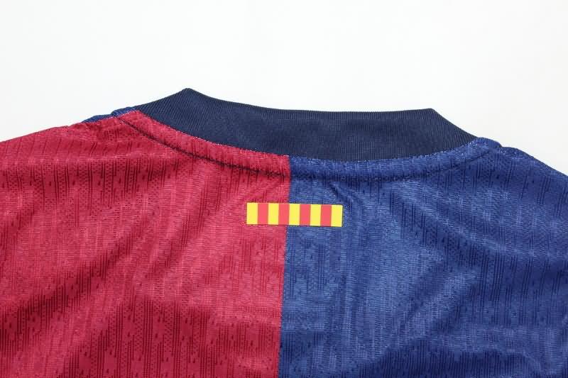 Barcelona Soccer Jersey Home Long Sleeve (Player) 24/25