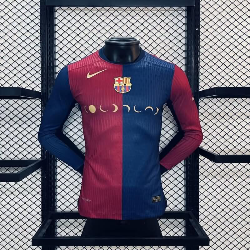 Barcelona Soccer Jersey 02 Home LS (Player) 24/25