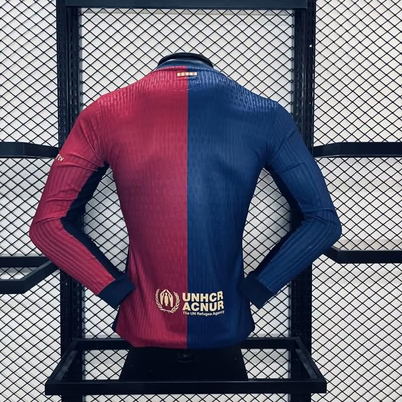 Barcelona Soccer Jersey 02 Home LS (Player) 24/25