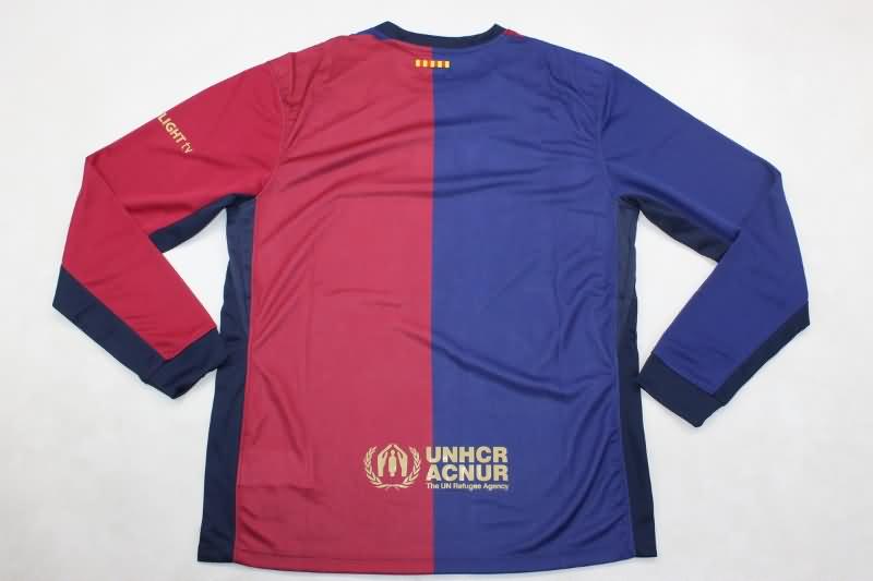 Barcelona Soccer Jersey Home Long Sleeve Replica 24/25