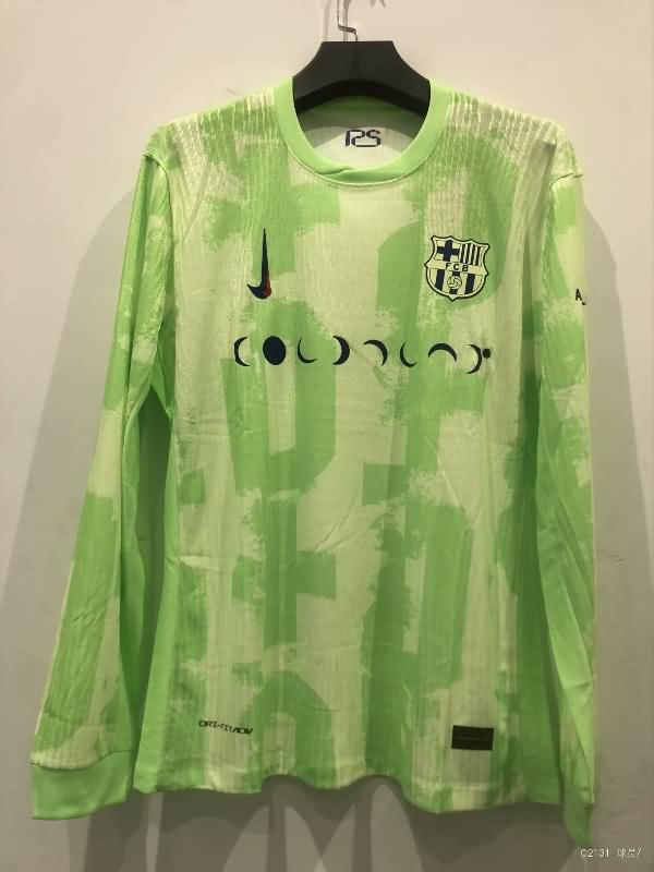 Barcelona Soccer Jersey 02 Third Long Sleeve Replica 24/25