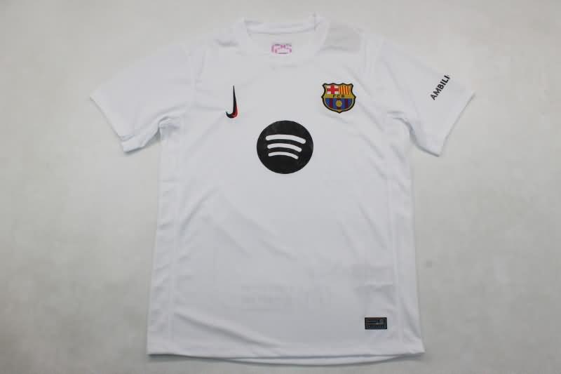 Barcelona Soccer Jersey White Replica 24/25