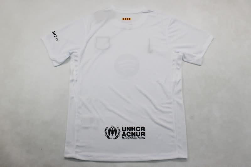 Barcelona Soccer Jersey White Replica 24/25