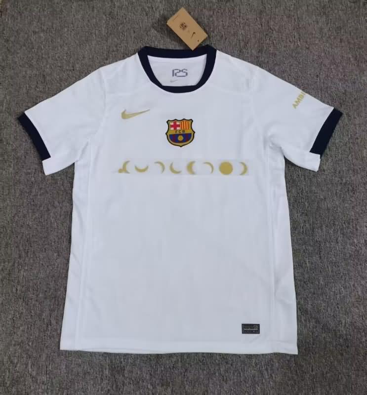 Barcelona Soccer Jersey 02 White Replica 24/25