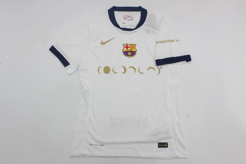 Barcelona Soccer Jersey White (Player) 24/25