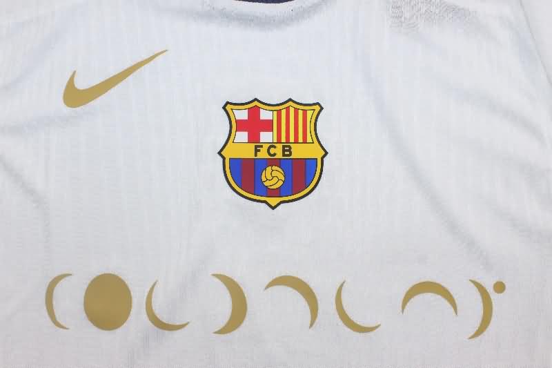 Barcelona Soccer Jersey White (Player) 24/25