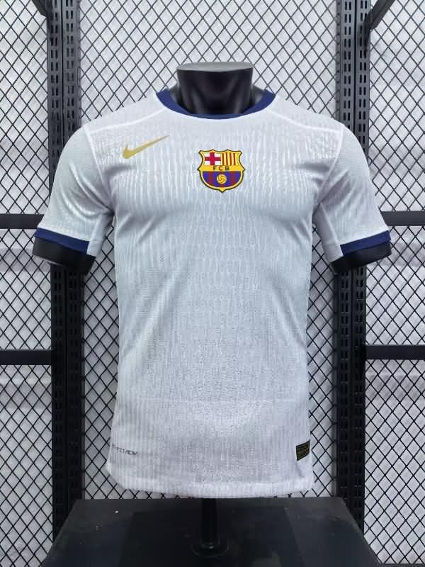 Barcelona Soccer Jersey 02 White (Player) 24/25