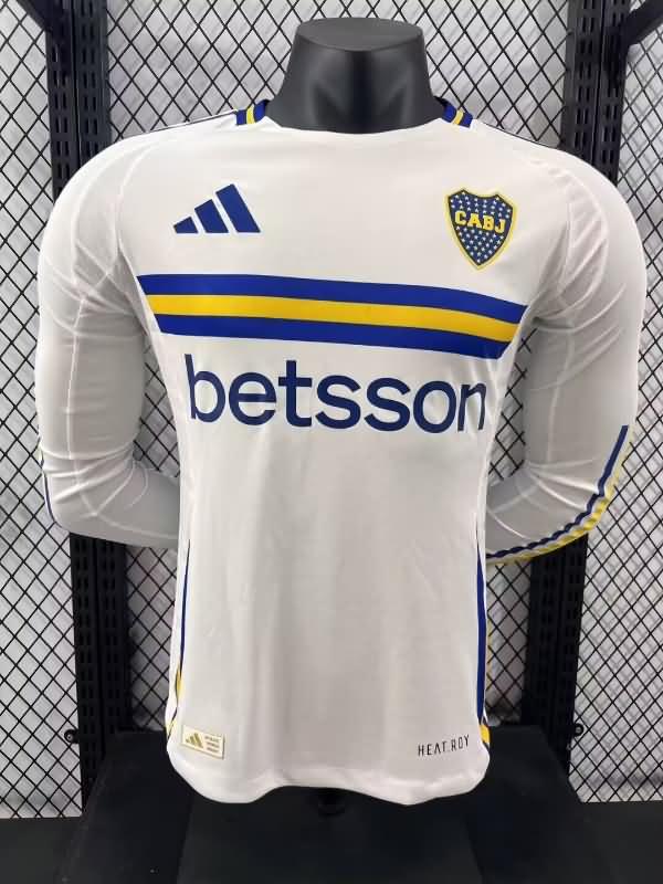 Boca Juniors Soccer Jersey Away Long Sleeve (Player) 2024