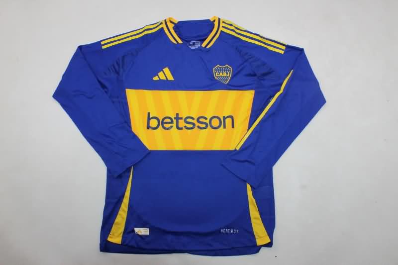 Boca Juniors Soccer Jersey Home Long Sleeve (Player) 2024