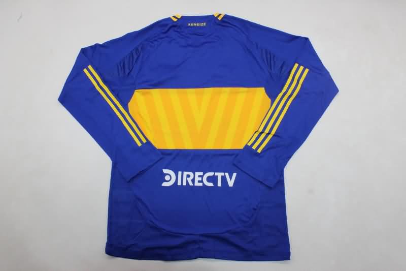 Boca Juniors Soccer Jersey Home Long Sleeve (Player) 2024