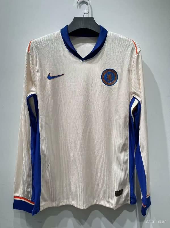 Chelsea Soccer Jersey Away Long Sleeve (Player) 24/25