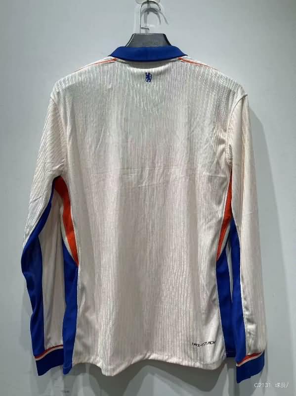 Chelsea Soccer Jersey Away Long Sleeve (Player) 24/25