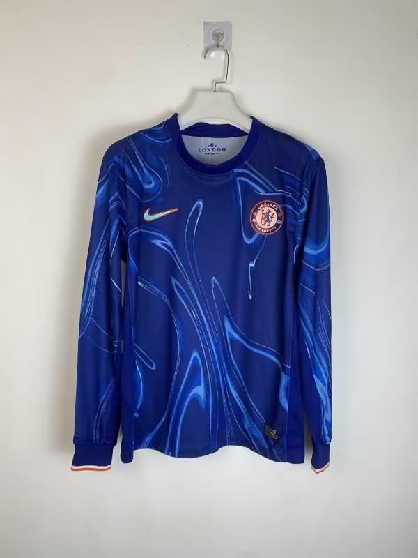 Chelsea Soccer Jersey Home Long Sleeve Replica 24/25