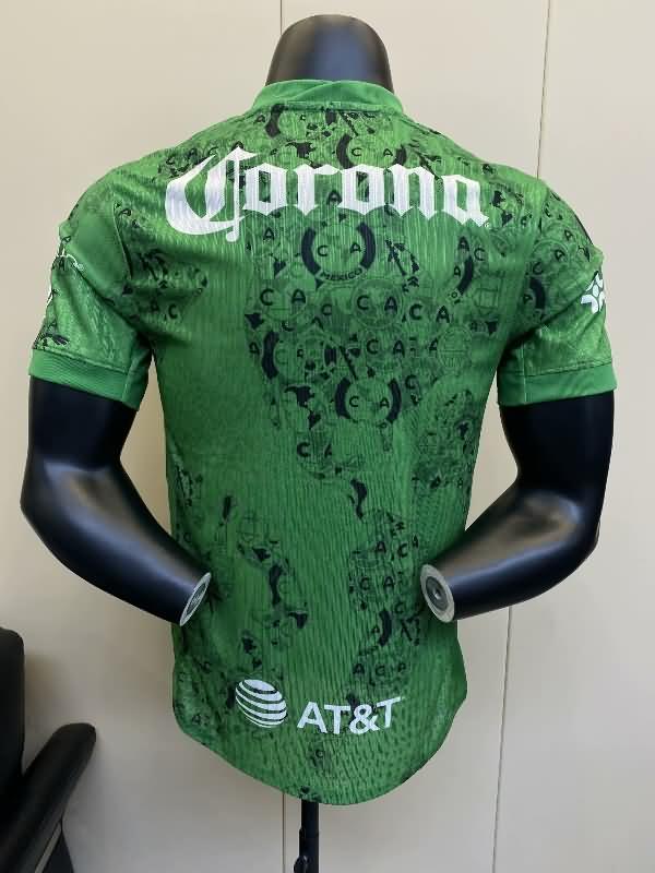 Club America Soccer Jersey Goalkeeper Green (Player) 24/25