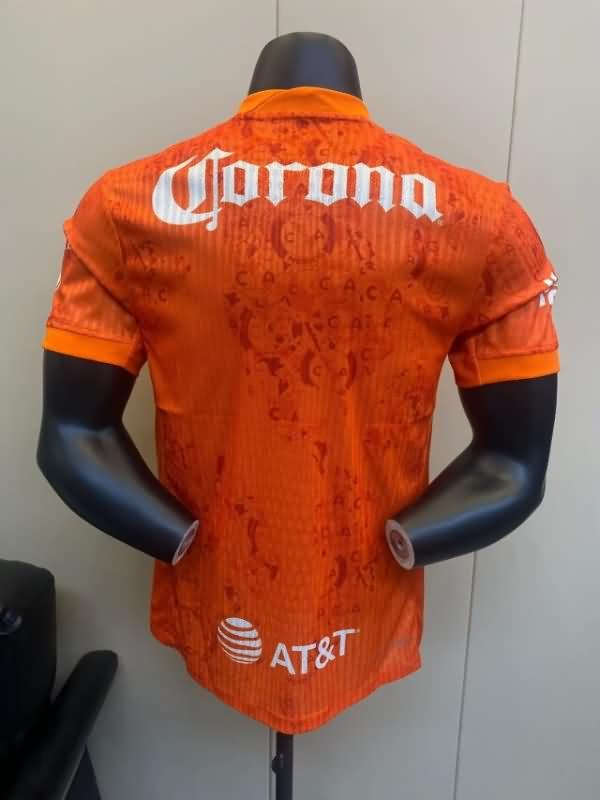 Club America Soccer Jersey Goalkeeper Orange (Player) 24/25