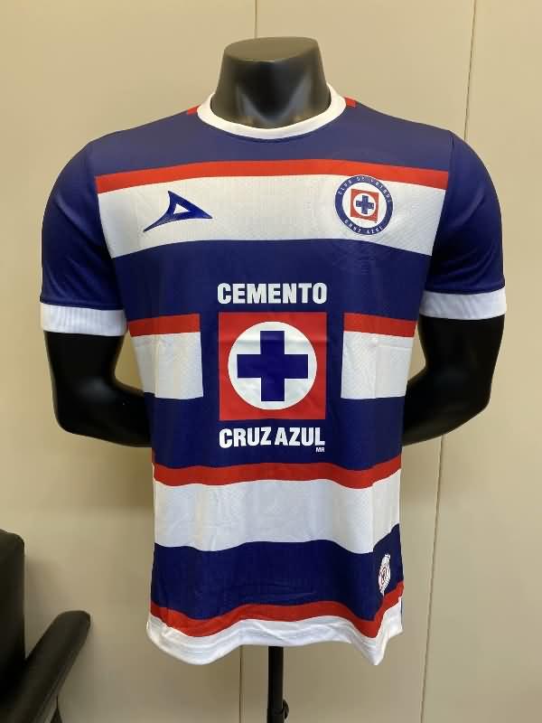 Cruz Azul Soccer Jersey Goalkeeper Blue (Player) 24/25