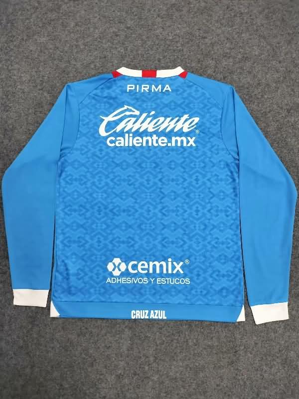 Cruz Azul Soccer Jersey Home Long Sleeve Replica 24/25