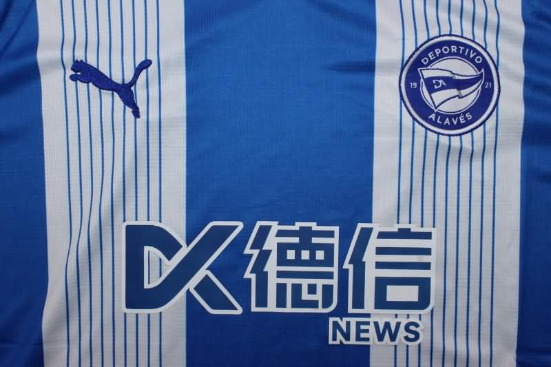 Deportivo Alaves Soccer Jersey Home Replica 24/25