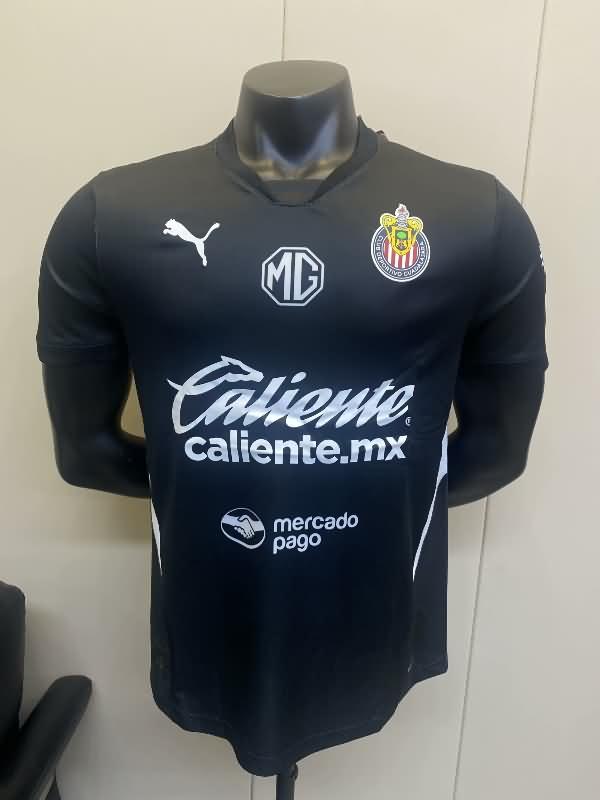 Guadalajara Soccer Jersey Goalkeeper Black (Player) 24/25