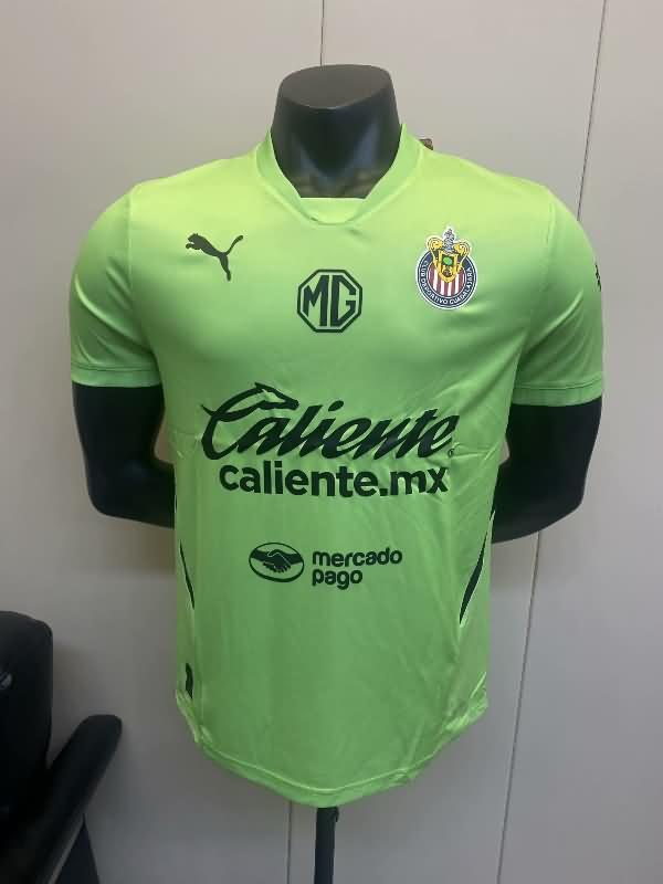 Guadalajara Soccer Jersey Goalkeeper Green (Player) 24/25