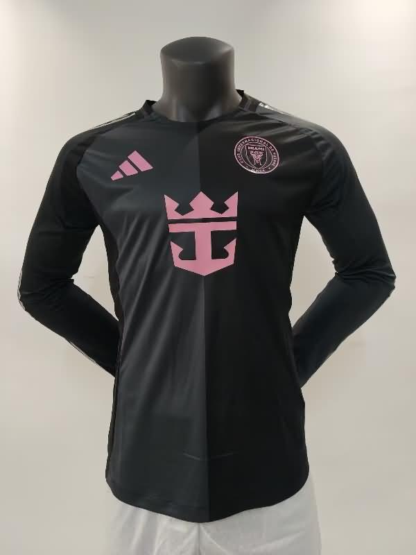 Inter Miami Soccer Jersey Away Long Sleeve (Player) 2025