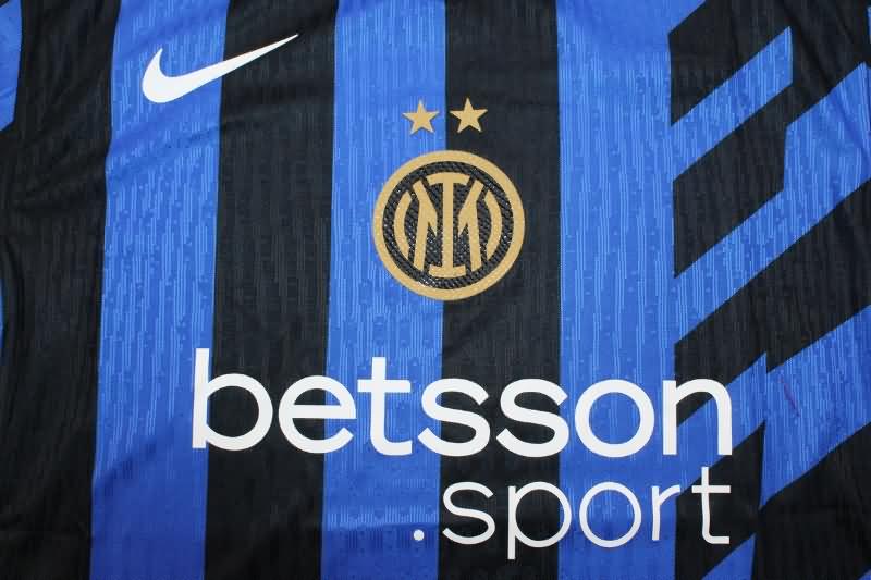 Inter Milan Soccer Jersey Home (Player) 24/25