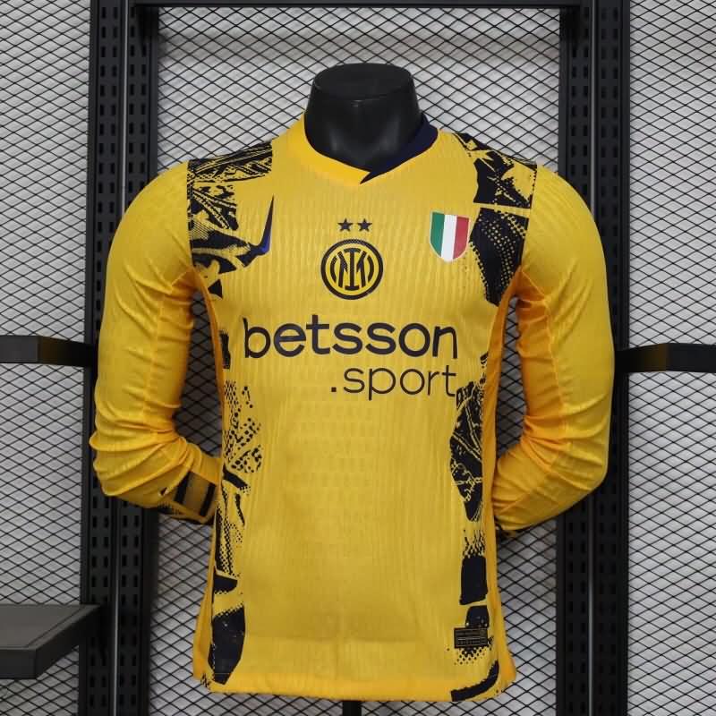 Inter Milan Soccer Jersey Third Long Sleeve (Player) 24/25