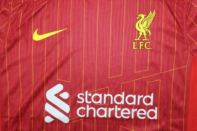 Liverpool Soccer Jersey Home Long Sleeve (Player) 24/25