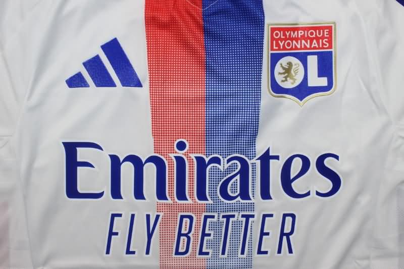 Lyon Soccer Jersey Home (Player) 24/25