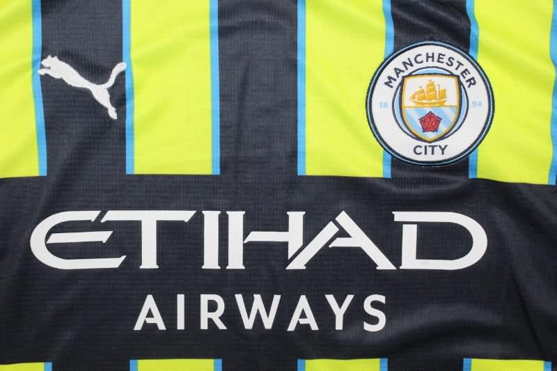 Manchester City Soccer Jersey Away Replica 24/25