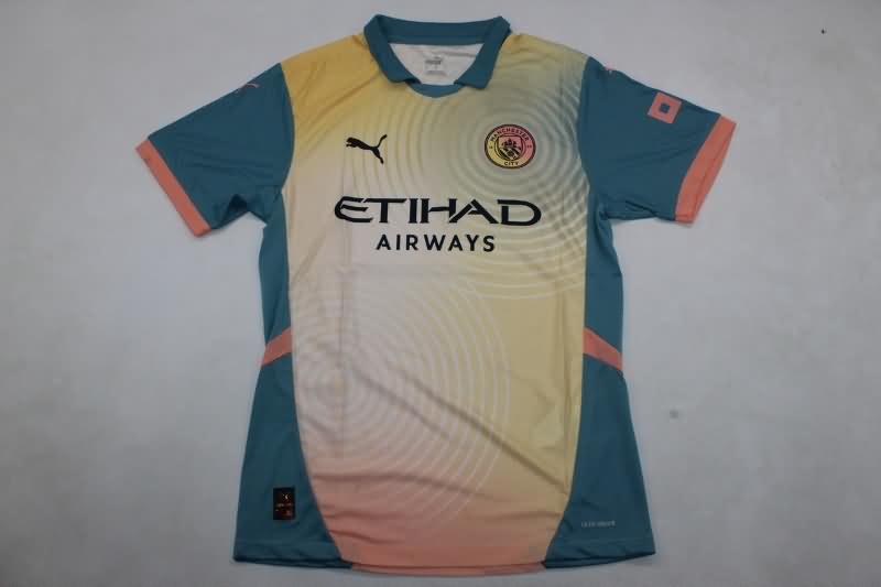 Manchester City Soccer Jersey Fourth (Player) 24/25