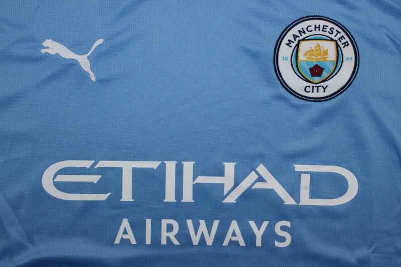 Manchester City Soccer Jersey Home Long Sleeve Replica 24/25