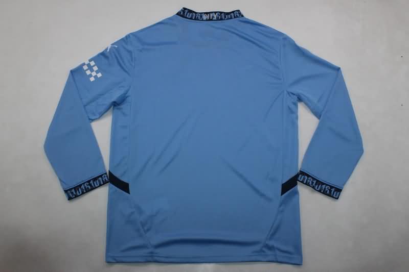 Manchester City Soccer Jersey Home Long Sleeve Replica 24/25