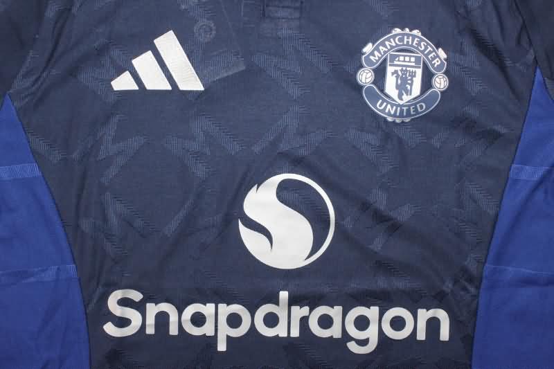 Manchester United Soccer Jersey Away Long Sleeve (Player) 24/25