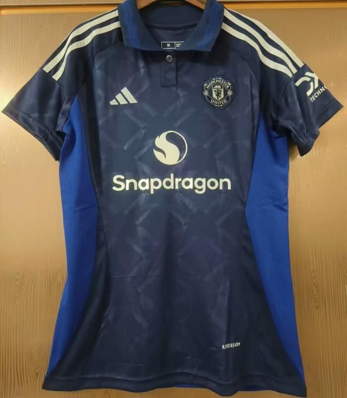 Manchester United Soccer Jersey Away Women Replica 24/25