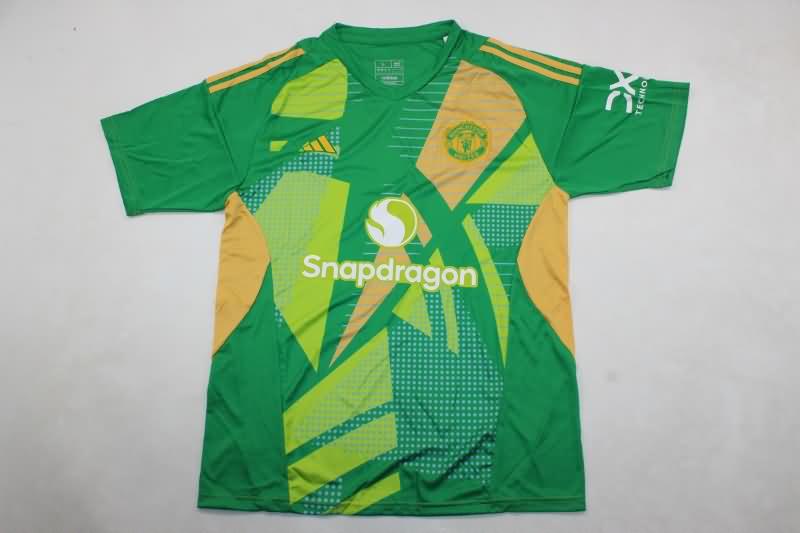 Manchester United Soccer Jersey Goalkeeper Green Replica 24/25