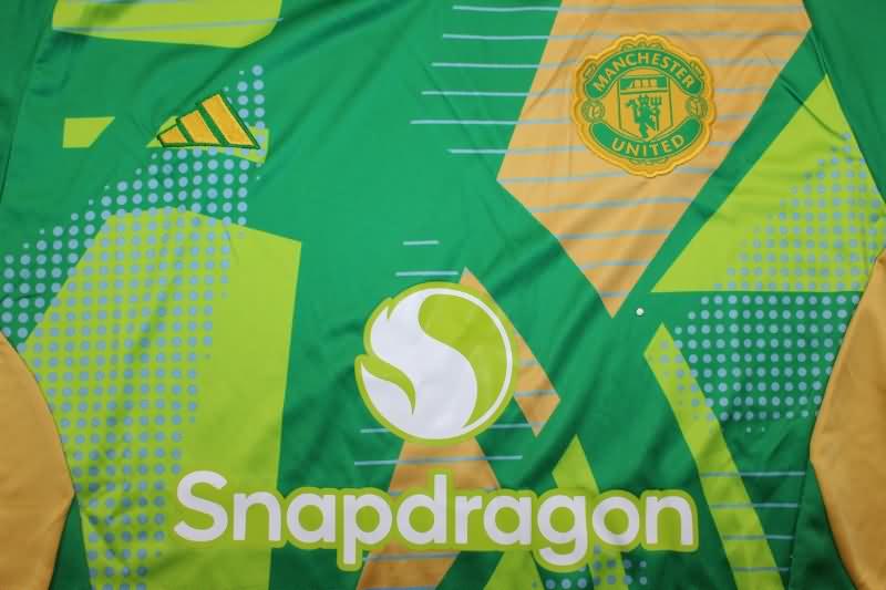 Manchester United Soccer Jersey Goalkeeper Green Replica 24/25